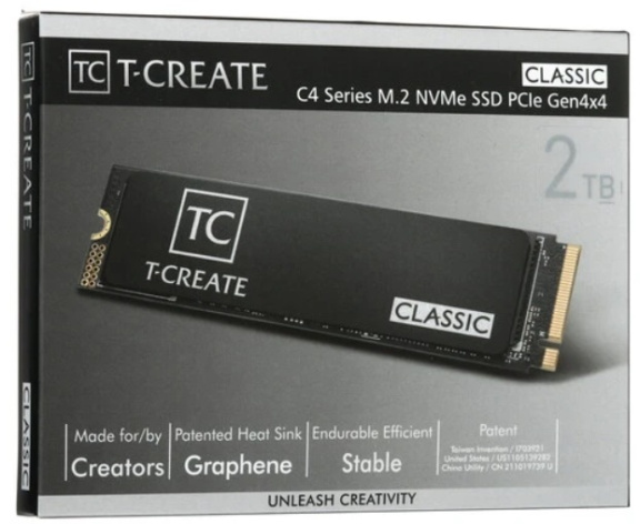 фото Накопитель SSD M.2 2280 Team Group T-CREATE CLASSIC C47 в Ростове-на-Дону 2000 ГБ