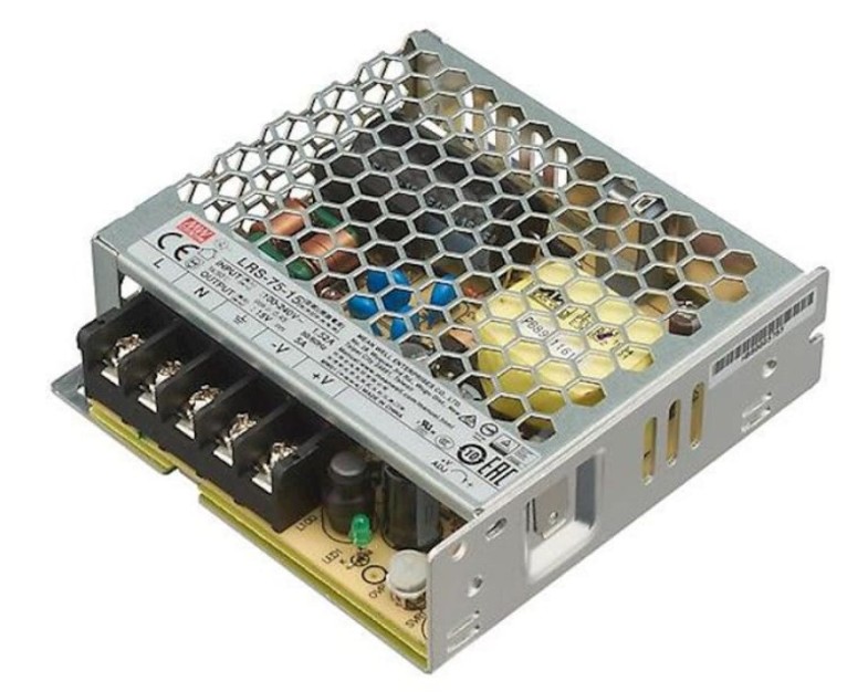 

Преобразователь AC-DC сетевой Mean Well LRS-75-15, LRS-75-15