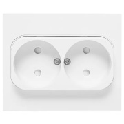 фото Розетка двухместная без заземления EKF EXR10-102-10