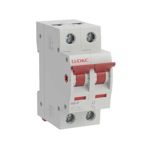 Изображение товара Выключатель DKC MSD-2P100 двухпозиционный с высоким качеством сборки