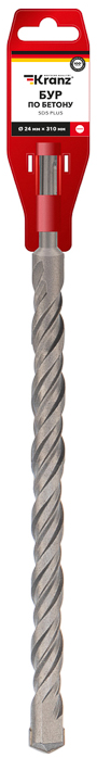 

Бур KRANZ KR-91-0043 по бетону 24x310x250 мм SDS PLUS, KR-91-0043