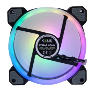 

Вентилятор для корпуса GELID Stella Infinity 120mm, 500-1600rpm, 70CFM, 35dBa, 4-pin PWM, Stella Infinity