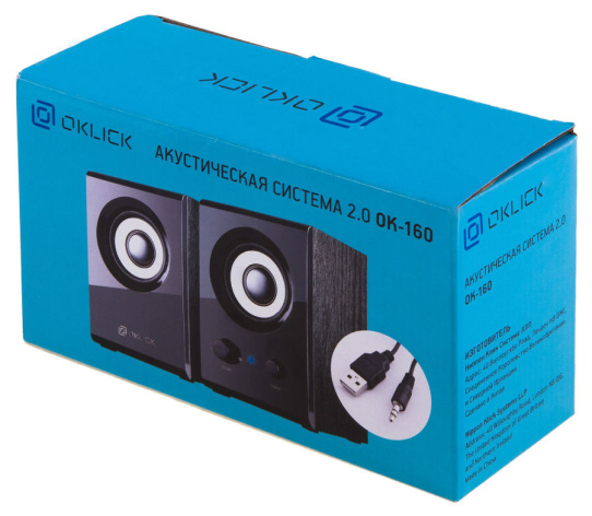 фото Компьютерная акустика 2.0 Oklick OK-160 в Уфе