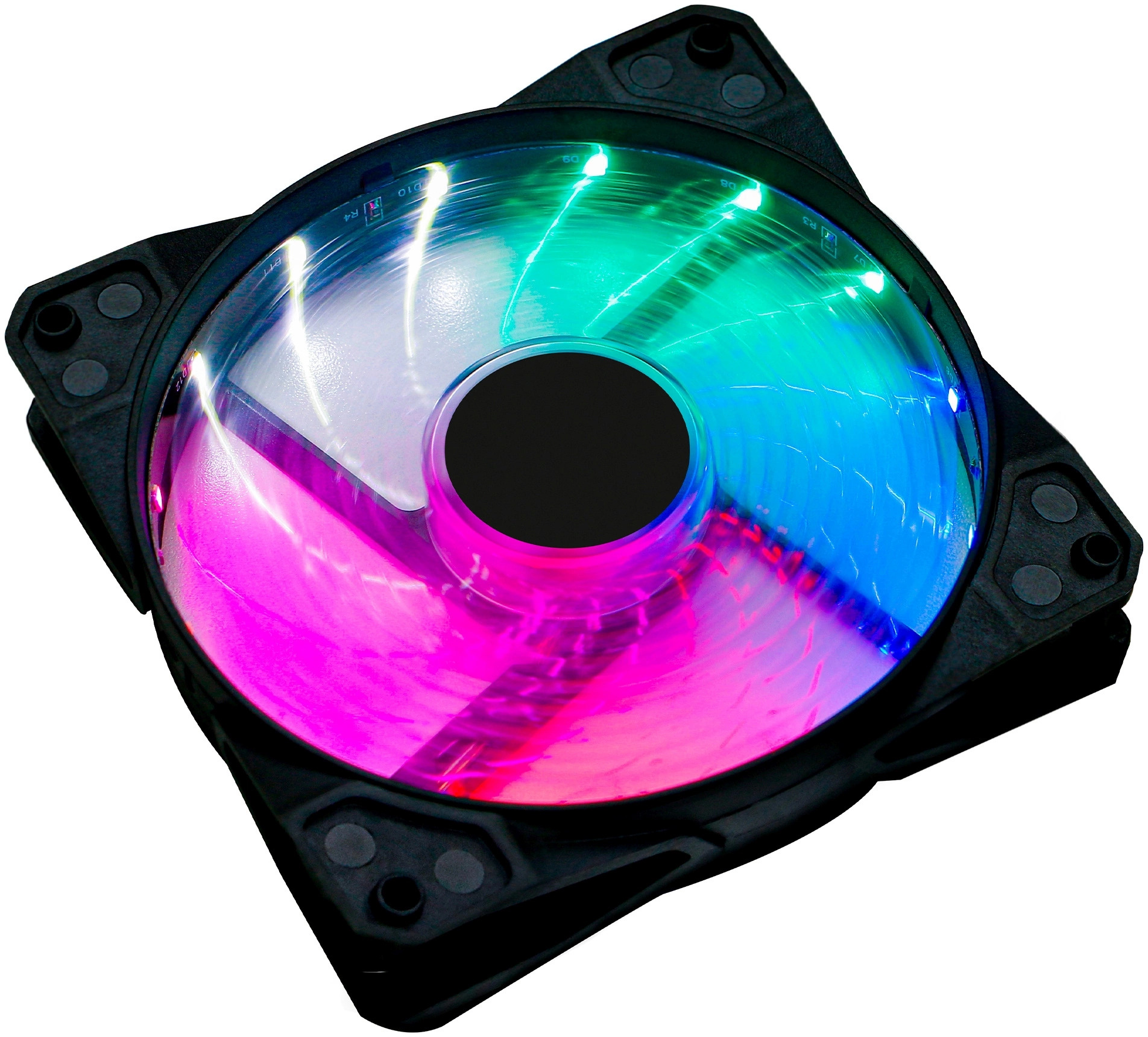 

Вентилятор для корпуса Oklick OG-CF120RGB2-BK 120x120x25mm, 1500rpm, 41 CFM, 23 dBa, RGB, 4-pin, Ret, OG-CF120RGB2-BK