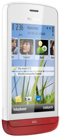 фото Мобильный телефон  Nokia C5-06 White Red