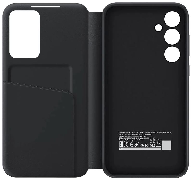 

Чехол Samsung EF-ZA356CBEGRU для Samsung Galaxy A35 Smart View Wallet Case A35 черный, EF-ZA356CBEGRU