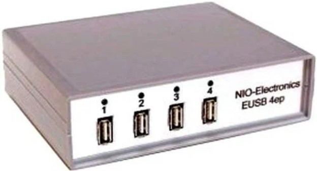 

Концентратор Nio-Electronics NIO-EUSB 4EP 4*USB 2.0, RJ-45, БП, NIO-EUSB 4EP