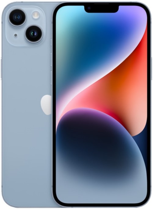 

Смартфон Apple iPhone 14 Plus 256GB MQ3G3ZA/A blue, with 2 Sim trays, no eSim, iPhone 14 Plus 256GB