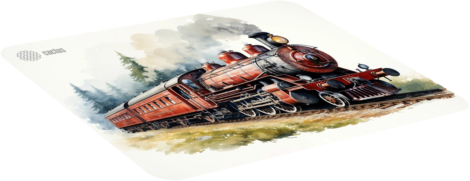 

Коврик для мыши Cactus CS-MP-PRO17XL Locomotive 400x300x3мм, CS-MP-PRO17XL