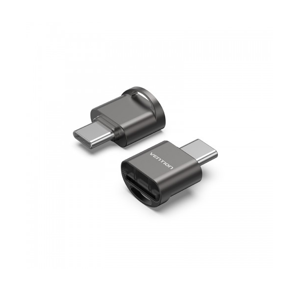 

Карт-ридер Vention CLMH0 OTG USB 2.0 CM / MicroSD - Серый, CLMH0