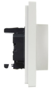 фото Розетка двухместная с заземлением  IEK FP-R21-16-1-K01