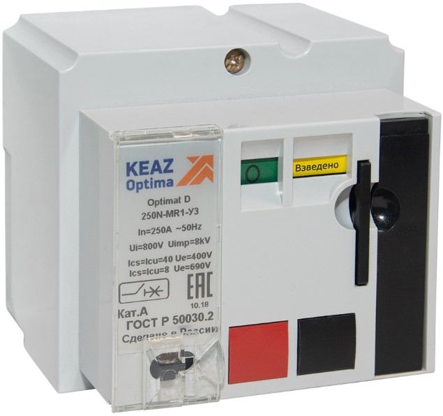 

Привод КЭАЗ 247695 двигательный OptiMat D100 250-230AC-УХЛ3, 247695