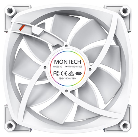 фото Вентилятор для корпуса Montech AX140 PWM WHITE в Уфе