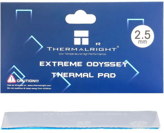 

Термопрокладка Thermalright ODYSSEY-120X20-2.5 12.8 W/mk, gray, ODYSSEY-120X20-2.5