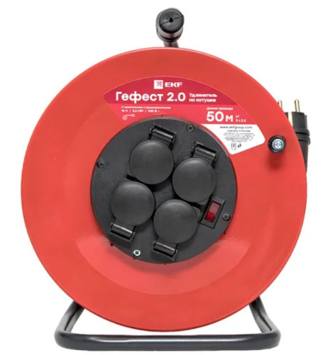 фото Удлинитель на катушке EKF UKG02-16-R325-4-50-IP44 в Уфе