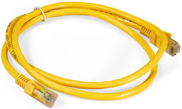 Изображение товара Кабель патч-корд U/UTP 6 кат. 1м Exegate UTP-RJ45-RJ45-C6-1M-YL