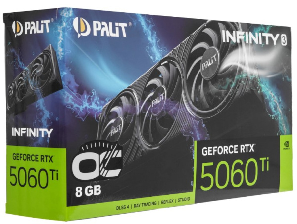 фото Видеокарта Palit GeForce RTX 5060 INFINITY 3 OC (NE75060T19P1-GB2063S) в Уфе
