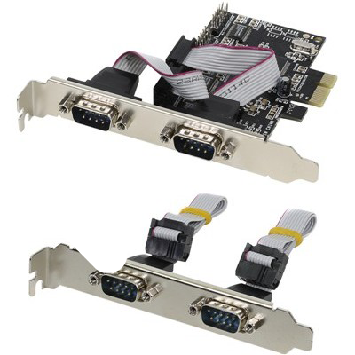 

Контроллер расширения ORIENT XWT-PE4SV2 PCI-E to COM 4-port (WCH CH384), XWT-PE4SV2