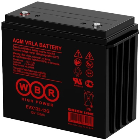 фото Аккумулятор  WBR EVX135-12G WBR в Волгограде