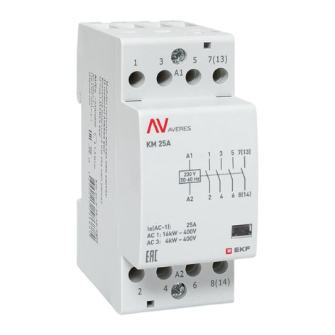 фото Контактор модульный EKF km-av-2-25-40-230V в Екатеринбурге
