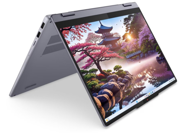 фото Ноутбук Lenovo IdeaPad 5 2-IN-1 14AKP10 14" (AMD Ryzen AI 300, 16Гб LPDDR5X, SSD 512 Гб, Radeon Graphics, Без ОС) Серый [83KT0056RK]