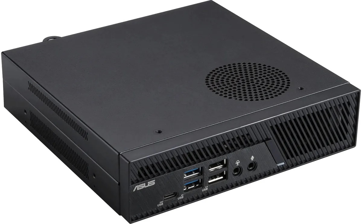 Компьютер ASUS PB63-B-BP069MD 90MR0122-M00250 PG G7400/UHD graphics 710/GbitEth/WiFi/BT/120W/noOS/black