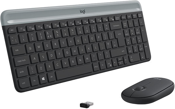 Изображение товара Беспроводная клавиатура и мышь Logitech MK470 Slim — тонкий, стильный и удобный комплект