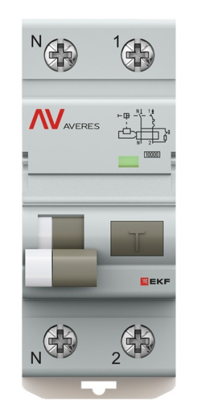 фото Автомат дифференциальный EKF rcbo10-1pn-25B-30-a-av в Красноярске
