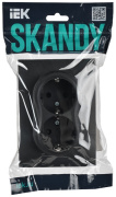 фото Розетка двухместная с заземлением IEK SK-R24-16-K53-F