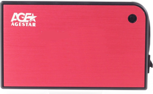 

Внешний корпус для HDD SATA 2.5” AgeStar 3UB2A14 (RED) для HDD/SSD SATA 6Gb/s 2.5", USB 3.0, алюминий/пластик, красный, 3UB2A14 (RED)