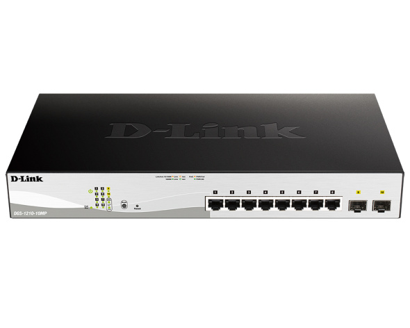 фото Коммутатор PoE D-link DGS-1210-10MP/F1A в Екатеринбурге