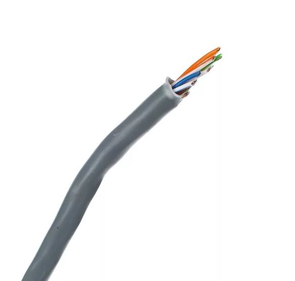 

Кабель витая пара UTP 5e кат. 4 пары Telecom TUS44048E одножильный, оболочка PVC, бухта 305m, TUS44048E