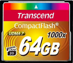 

Карта памяти 64GB Transcend TS64GCF1000 ,1000X, TS64GCF1000