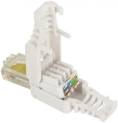 фото Коннектор Lanmaster LAN-TMP-U5E-WH
