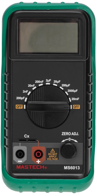 

Измеритель Mastech MS6013 13-2079 емкости конденсаторов (C-метр), MS6013
