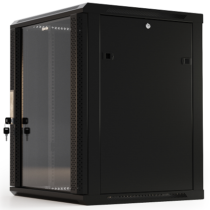 

Шкаф серверный 19", 22U Hyperline TWB-2266-GP-RAL9004 1086x600х600, стеклянная дверью с перфорацией по бокам, ручка с замком, цвет черный (RAL 9004) (, TWB-2266-GP-RAL9004