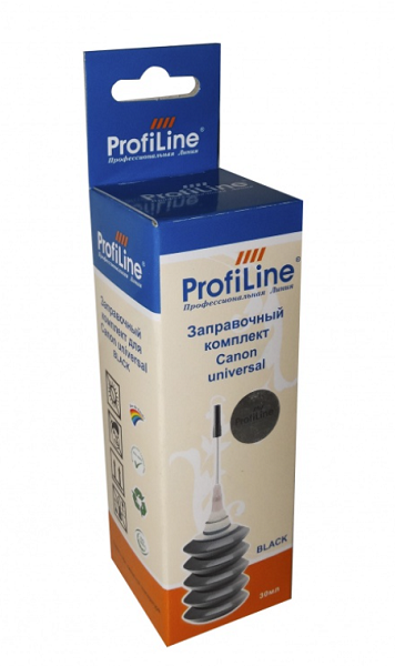 

Чернила ProfiLine PL_INK_U_C_BK_1*30ml для принтеров Canon универсальные 1*30 мл Black водн, PL_INK_U_C_BK_1*30ml