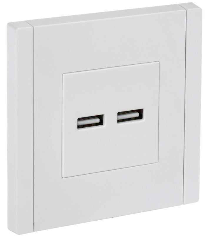 

Розетка USB IEK FP-U21-D31-K01 FORTE&PIANO тип A+тип A 3,1А FP249 белый, FP-U21-D31-K01