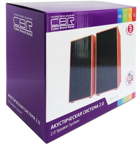 фото Компьютерная акустика 2.0 CBR CMS 635 в Уфе