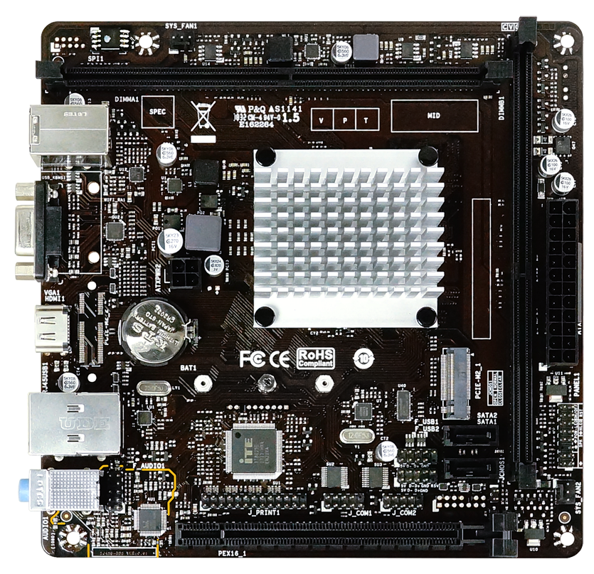 

Материнская плата mini-ITX Biostar J4125NHU (J4125, 2*DDR4 (2400), 2*SATA 6G, M.2, PCIE, Glan, HDMI, VGA, 2*USB 3.1, 2*USB 2.0) RTL, J4125NHU