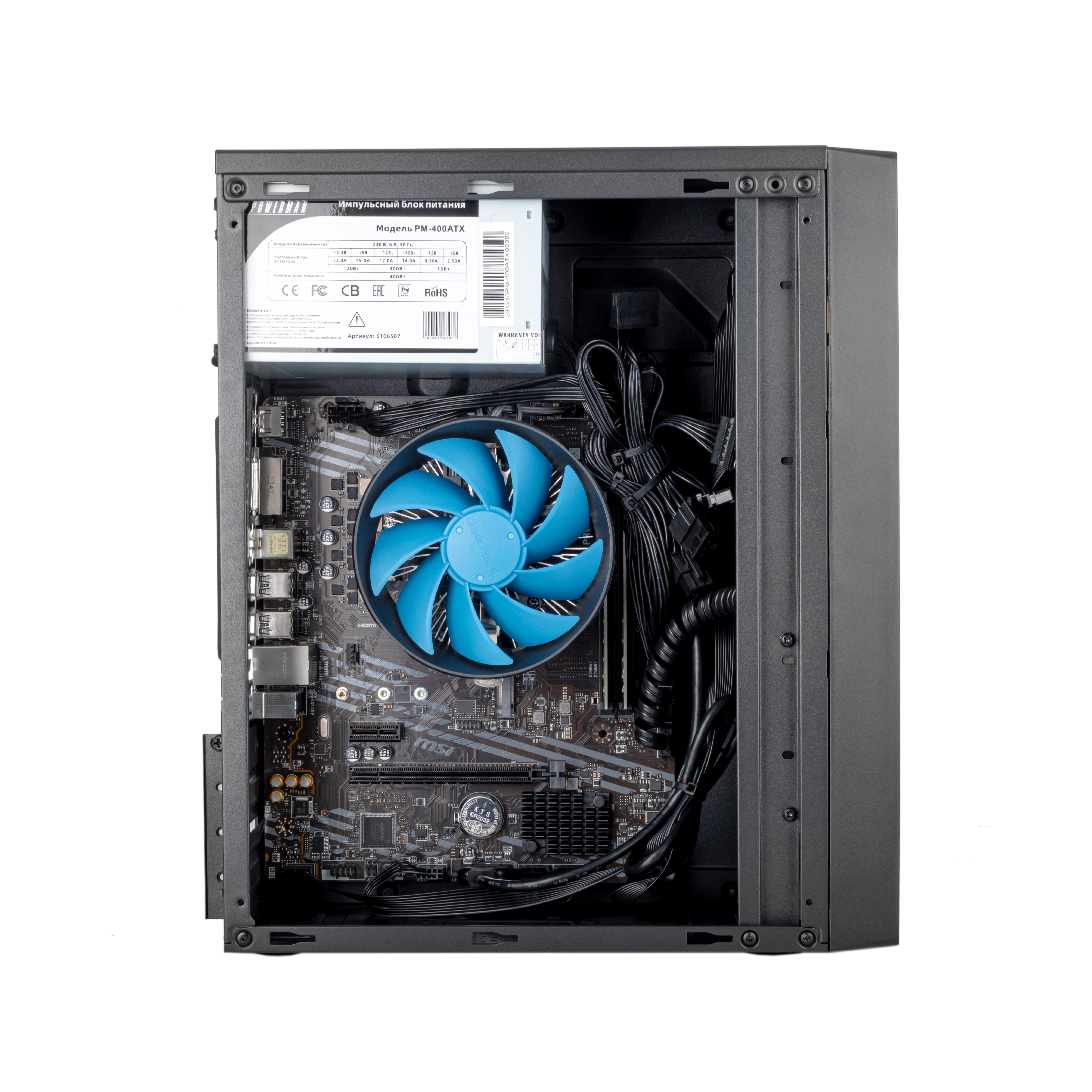 

Компьютер X-COMputers *Gamer Base* AMD Ryzen 5 5600G/A520/16GB DDR4/256GB SSD/400W/mATX, *Gamer Base*