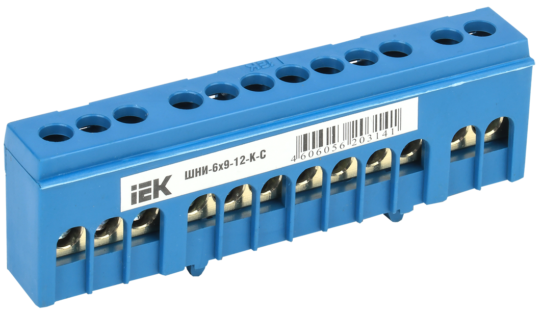 

Шина IEK YNN10-69-12KD-K07 N ноль корпусный изолятор на DIN-рейку (ШНИ-6х9-12-К-С), YNN10-69-12KD-K07