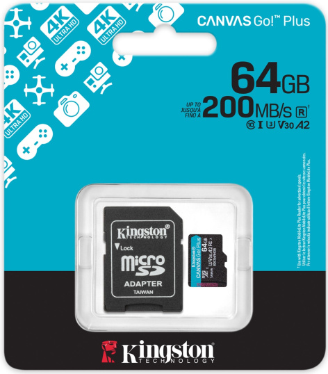фото Карта памяти MicroSDXC 64GB Kingston SDCG4/64GB в Казани