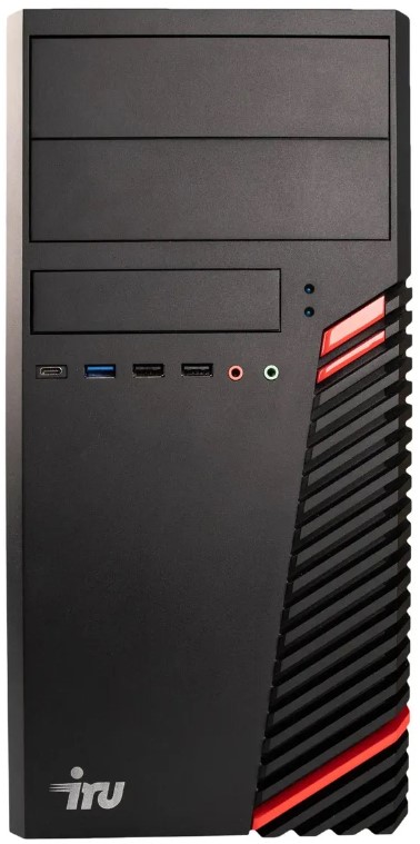 

Компьютер iRu Home 310H6SM MT 1900970 G7400/8GB/256GB SSD/UHD graphics 710/GbitEth/noOS/400W/черный, Home 310H6SM MT