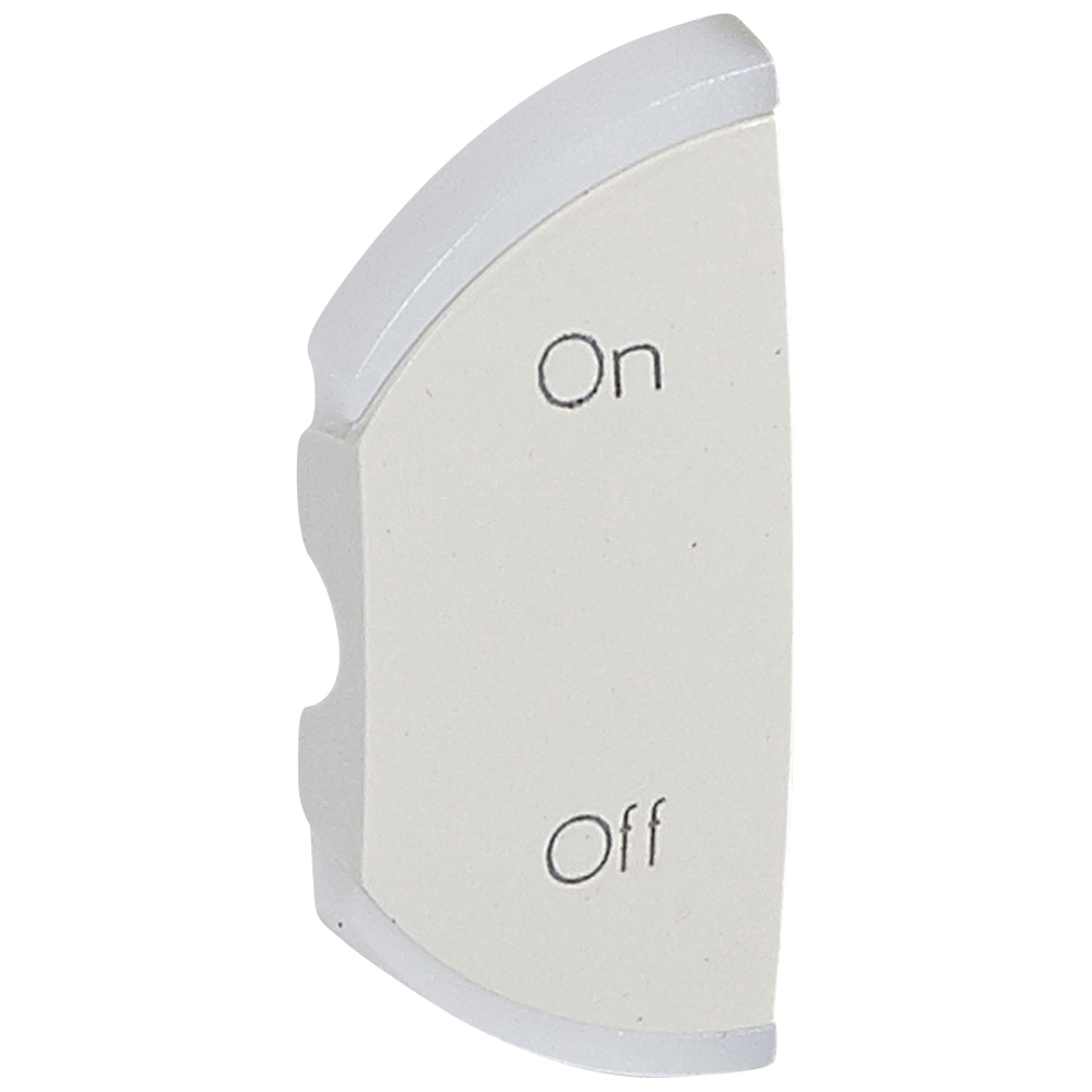 

Панель лицевая Legrand 068280 Celiane - MyHOME, SCS, для 067571, левая, ON/OFF, белая, 068280