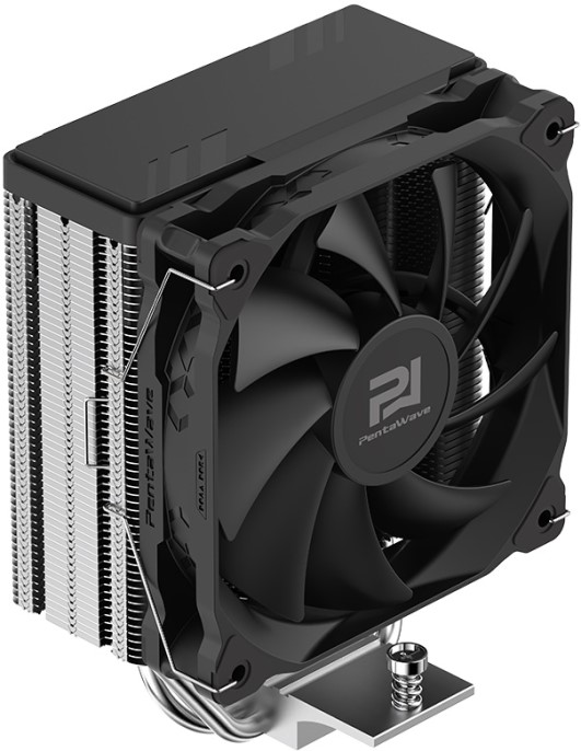 

Кулер PentaWave PC-Z03C SRB LGA115X/1200/1700/AM4/AM5 (TDP 205W, 120mm, 600-1750rpm, 29.5dBa), PC-Z03C SRB