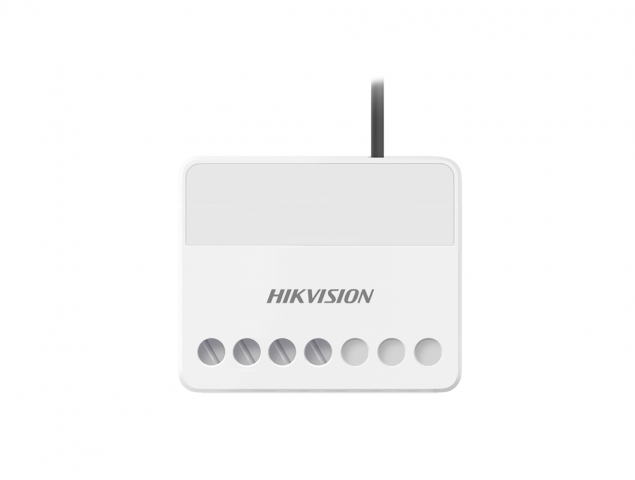 

Реле HIKVISION DS-PM1-O1H-WE беспроводное силовое дистанционного управления, релейный выход 4 (AC от 100 до 240В, до 13А), кнопка 1; 868МГц двухсторон, DS-PM1-O1H-WE