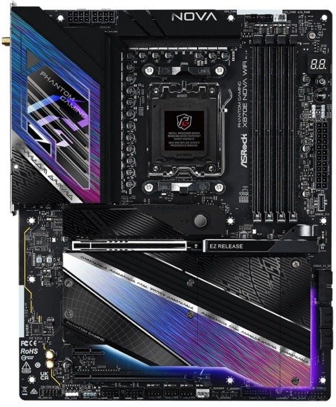 фото Материнская плата ASRock X870E NOVA WIFI, AM5, AMD X870E, ATX в Воронеже