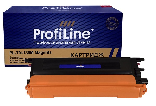 

Тонер-картридж ProfiLine PL-TN-135M для Brother DCP-9040CN/DCP-9042CDN/DCP-9045CDN/HL-4040CN/HL-4050CDN/HL-4070CDW/MFC-9440CN/MFC-9450CD, PL-TN-135M