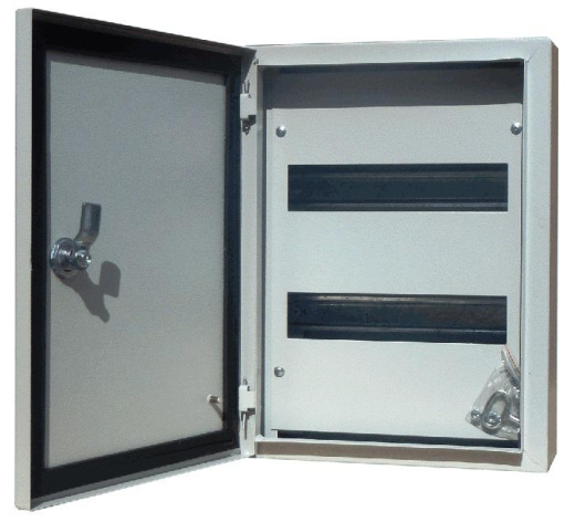 Изображение товара Корпус уличный навесной DEKraft 30251DEK из нержавеющей стали IP54 24 модулей